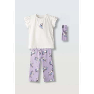 Σετ κολάν με κορδέλα - ΕΚΡΟΥ 4Y