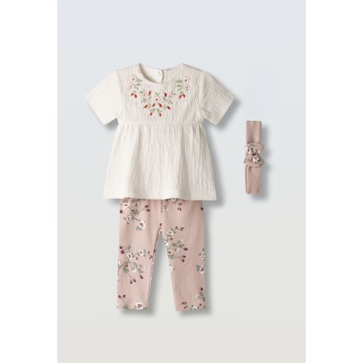 Leggings set - WHITE 12M