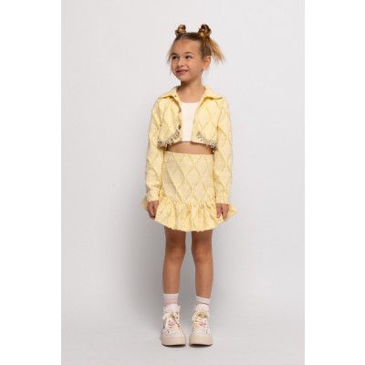 Φούστα τζιν κίτρινο - ΚΙΤΡΙΝΟ 4/5Y