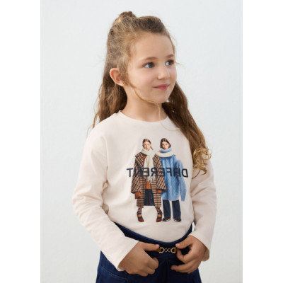 T-Shirt μακρυμάνικο - ΕΚΡΟΥ 9Y
