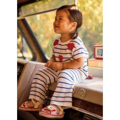 Σετ παντελόνι πλεκτό - ΕΚΡΟΥ 9M