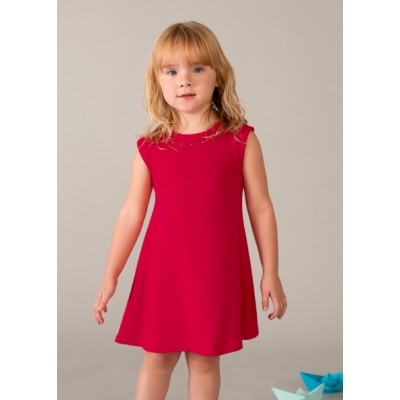 Φόρεμα cut out τρουκς - ΚΟΚΚΙΝΟ 10Y