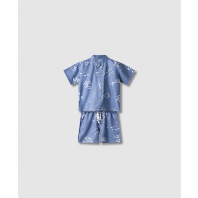 Σετ βερμούδα εμπιμέ - ΣΙΕΛ 6Y