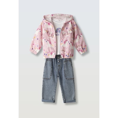 Σετ βερμούδα πουκάμισο 3τμχ. - ΧAKI 4Y