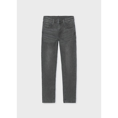 Παντελόνι τζιν slim fit βασικό - ΓΚΡΙ 8Y