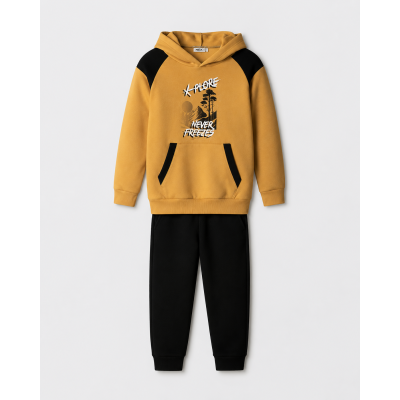Sweatshirt tracksuit set - OCHER 6Y