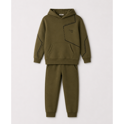 Tracksuit set - khaki 16Y