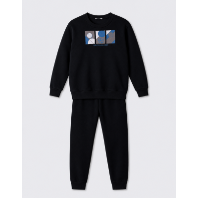 Sweatshirt tracksuit set - BLUE 6Y