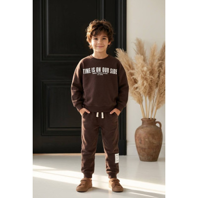 Set of shimmery jumpsuits - BROWN 3/4Y