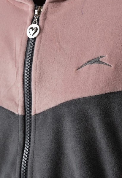 Σετ φόρμα βελούδινη με ζακέτα - ΓΚΡΙ 14Y