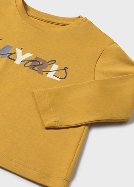 Μπλούζα μακρυμάνικη basic - ΜΟΥΣΤΑΡΔΙ 12M