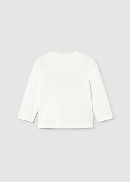 Μπλούζα μακρυμάνικη basic - ΚΡΕΜ 18M
