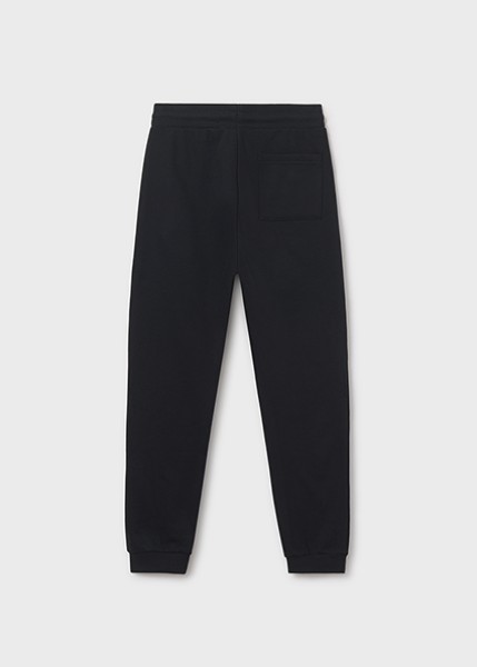 Παντελόνι φούτερ βασικό - ΜΑΥΡΟ 16Y