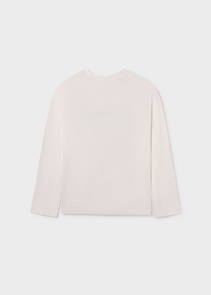 Μπλούζα μακρυμάνικη basic - ΚΡΕΜ 12Y