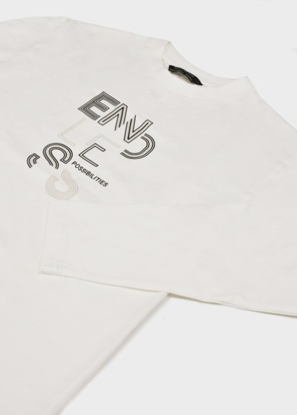 Μπλούζα μακρυμάνικη basic - ΚΡΕΜ 12Y