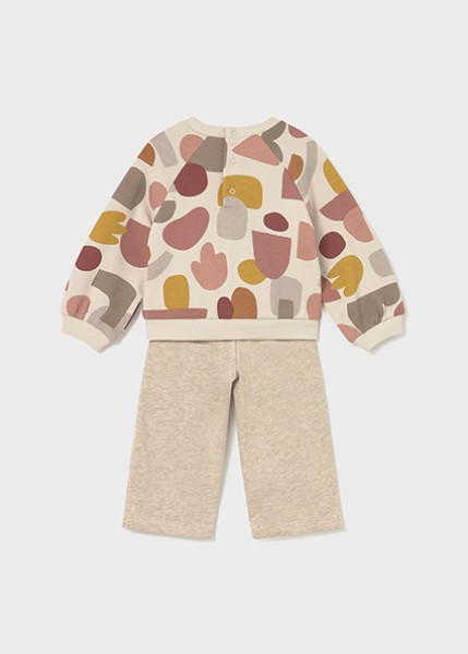 Φόρμα φούτερ  σταμπωτή - ΜΠΕΖ 12M