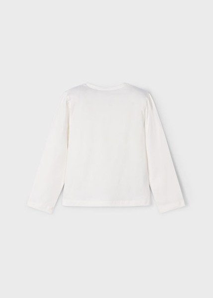 Μπλούζα μακρυμάνικη επίσημη - ΕΚΡΟΥ 4Y