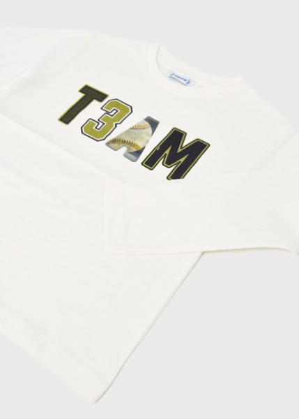 Μπλούζα μακρυμάνικη διαδραστική - ΚΡΕΜ 4Y