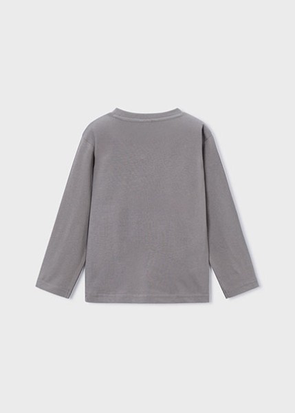 Μπλούζα μακρυμάνικη - ΓΚΡΙ 8Y