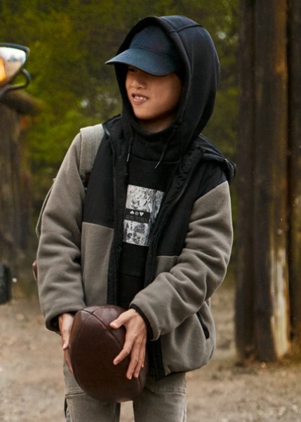 Μπουφάν αναστρέψιμο - ΓΚΡΙ 18Y