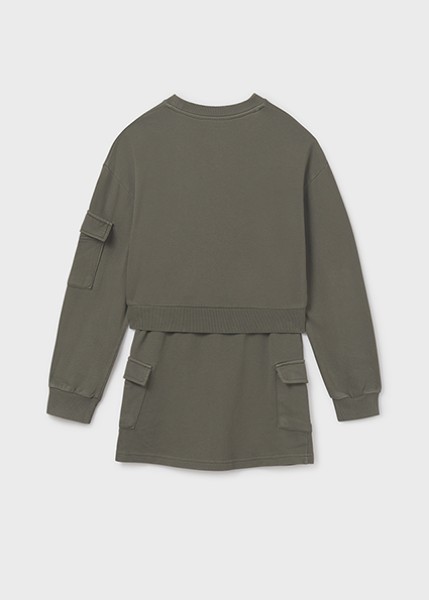 Σετ φούστα cargo - ΧAKI 10Y