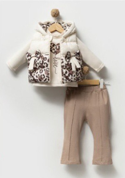 Σετ 3τμχ.με γιλέκο - ΜΠΕΖ 12M