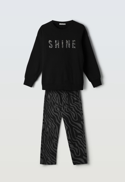 Σετ κολάν - ΜΑΥΡΟ 8Y