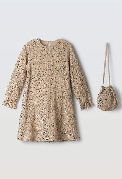Φόρεμα με παγιέτα - ΧΡΥΣΟ 12Y