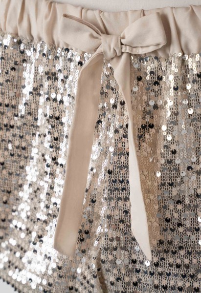 Σετ σορτς με παγιέτα - ΧΡΥΣΟ 10Y