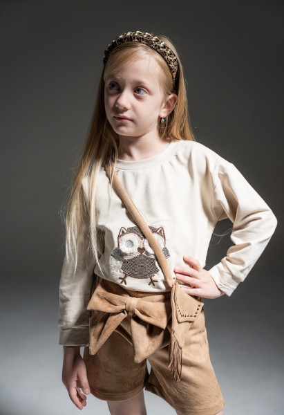 Σετ σορτς με τσαντάκι - ΚΑΜΕΛ 4Y