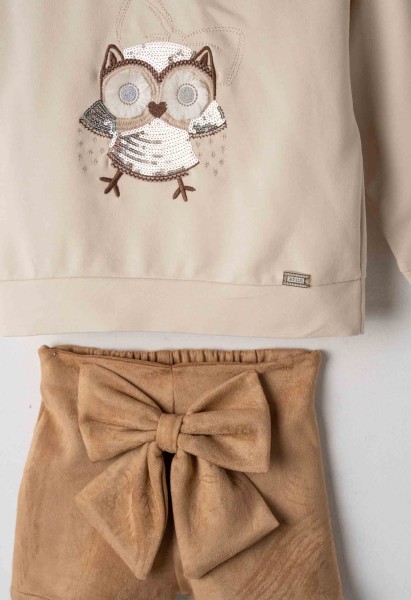 Σετ σορτς με τσαντάκι - ΚΑΜΕΛ 4Y