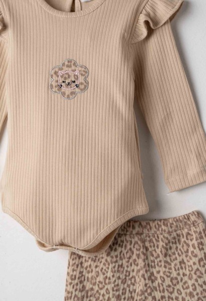 Σετ κολάν καμπάνα με κορδέλα - ΚΑΜΕΛ 9M