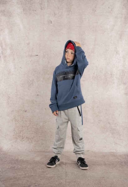 Σετ φόρμα φούτερ αχνούδιαστη - ΙΝΤΙΓΚΟ 8Y