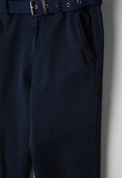 Παντελόνι ελαστικό με ζώνη - ΜΠΛΕ 8Y