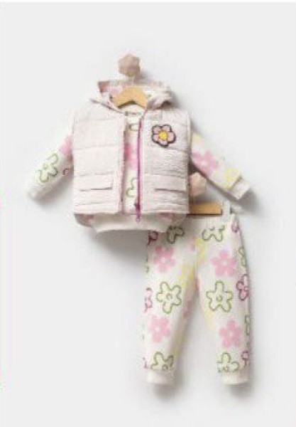 Σετ 3τμχ.με γιλέκο - ΚΙΤΡΙΝΟ 12M