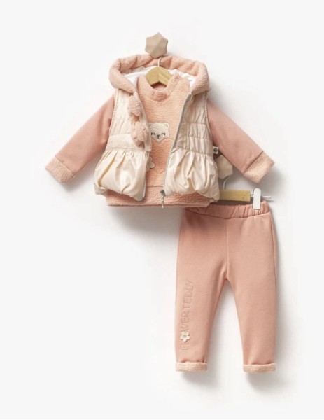 Σετ 3τμχ.με γιλέκο - ΣΑΠΙΟ ΜΗΛΟ 9M