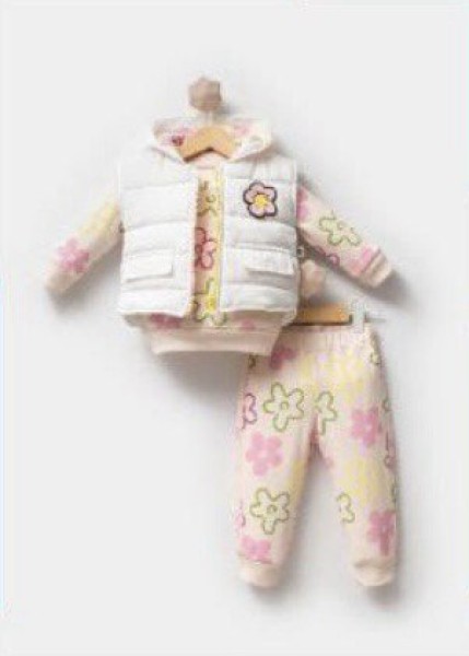 Σετ 3τμχ.με γιλέκο - ΚΙΤΡΙΝΟ 12M