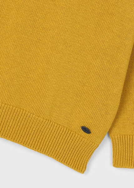 Ζέρσευ στρ. γιακάς βασικό - ΜΟΥΣΤΑΡΔΙ 4Y