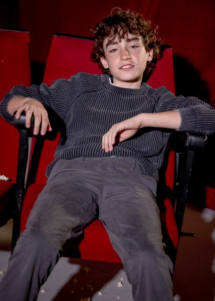 Παντελόνι chino basic - ΑΝΘΡΑΚΙ 12Y