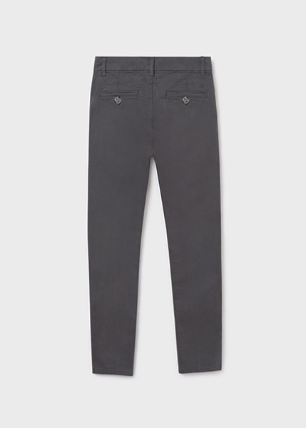 Παντελόνι chino basic - ΑΝΘΡΑΚΙ 12Y
