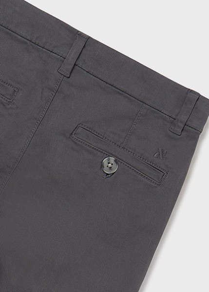 Παντελόνι chino basic - ΑΝΘΡΑΚΙ 12Y