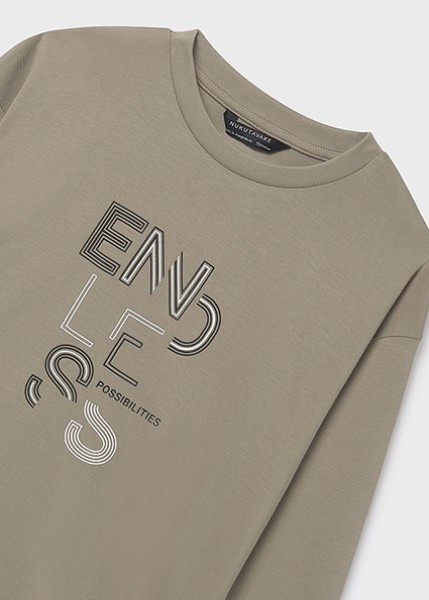 Μπλούζα μακρυμάνικη basic - ΠΑΓΟΥ 16Y