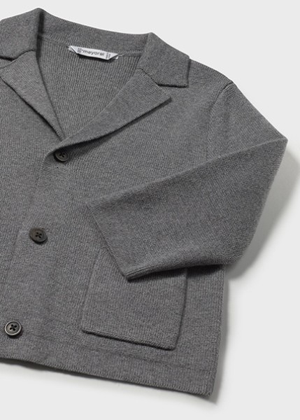 Σακάκι πλεκτό - ΓΚΡΙ 4Y