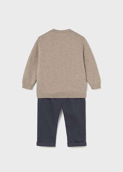 Σετ παντελόνι μακρύ και ζέρσευ - ΜΠΛΕ 12M