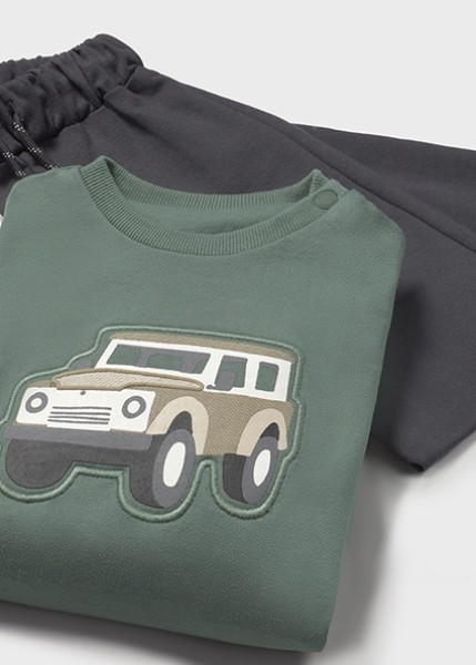 Φόρμα πουλόβερ παντελόνι - ΠΡΑΣΙΝΟ 4Y