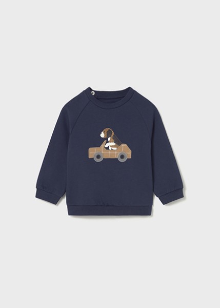 Φόρμα 2 παντελόνια φούτερ - ΜΠΛΕ 12M