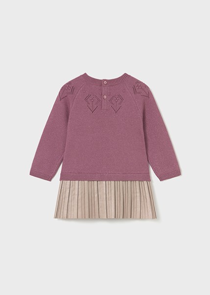 Φόρεμα συνδυασμένο πλεκτό - ΡOZ 12M