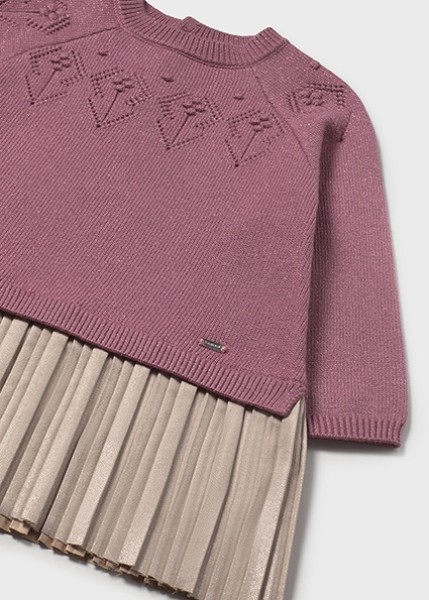 Φόρεμα συνδυασμένο πλεκτό - ΡOZ 12M