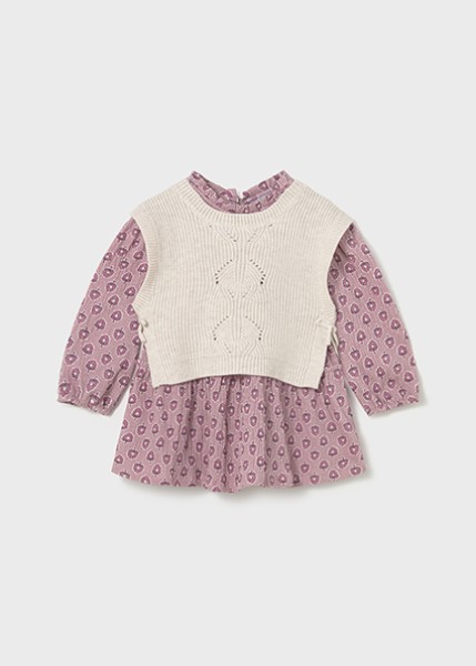 Φόρεμα με γιλέκο πλεκτό - ΑΜΜΟΣ 6M