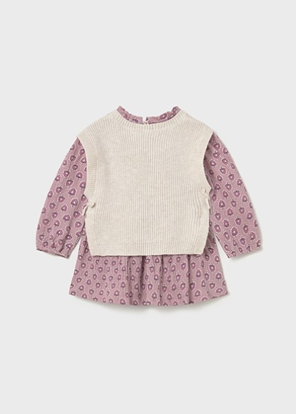 Φόρεμα με γιλέκο πλεκτό - ΑΜΜΟΣ 6M